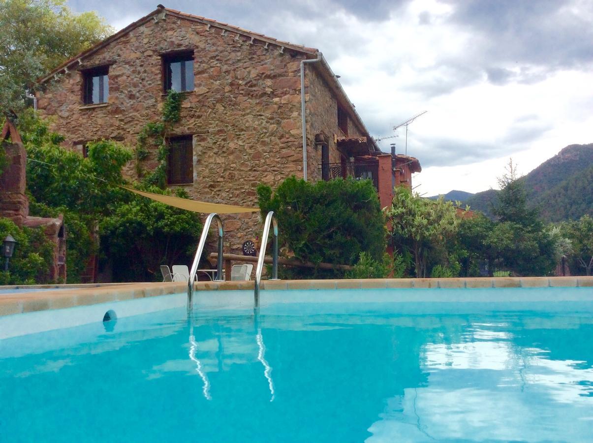Casa Rural Con Piscina Y Vistas Al Valle - Cal Pallares Argestues Exteriér fotografie