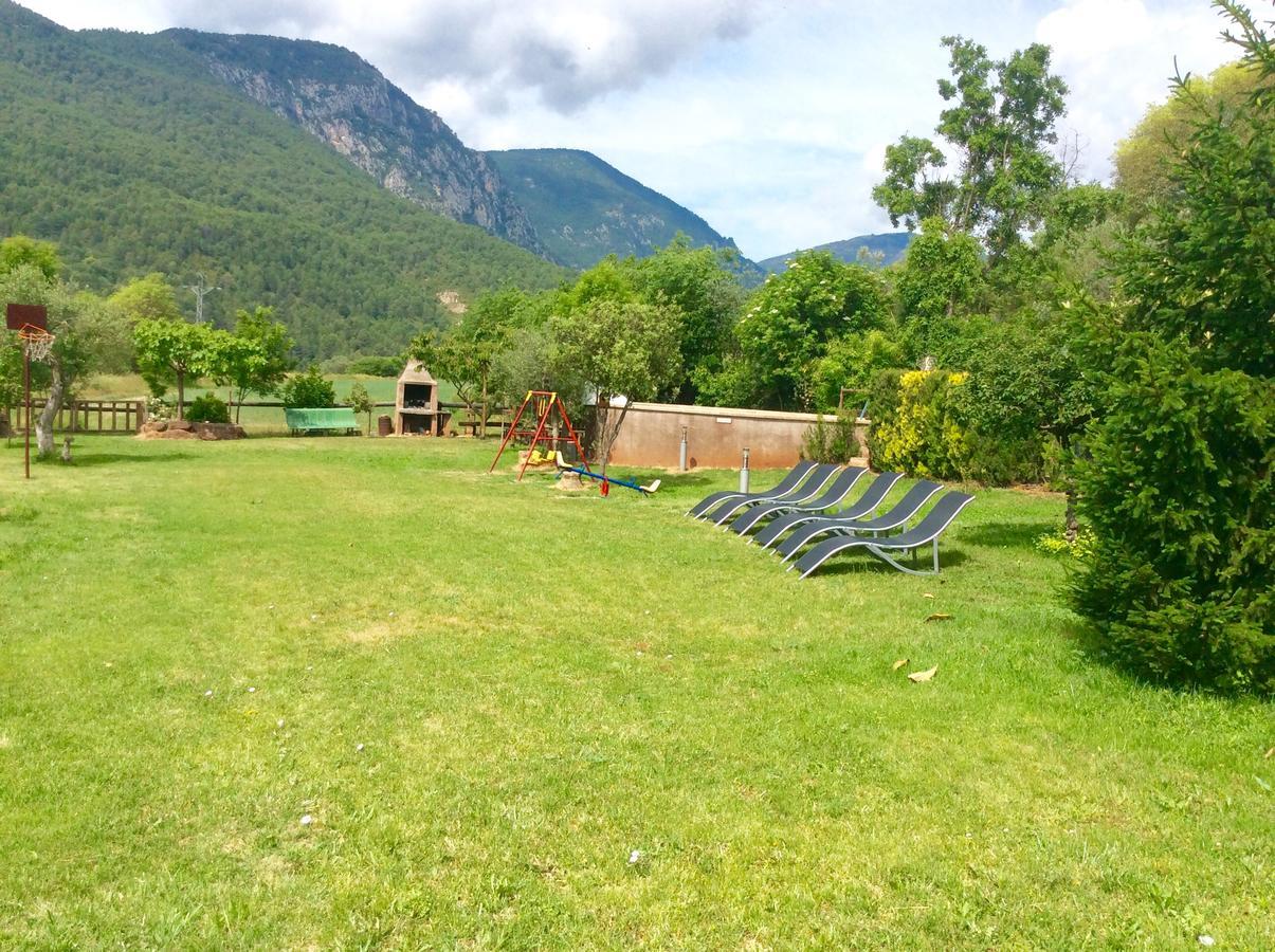 Casa Rural Con Piscina Y Vistas Al Valle - Cal Pallares Argestues Exteriér fotografie